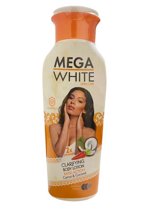 Mega White Carrot Rapid Action Clarifying Body Lotion 17oz