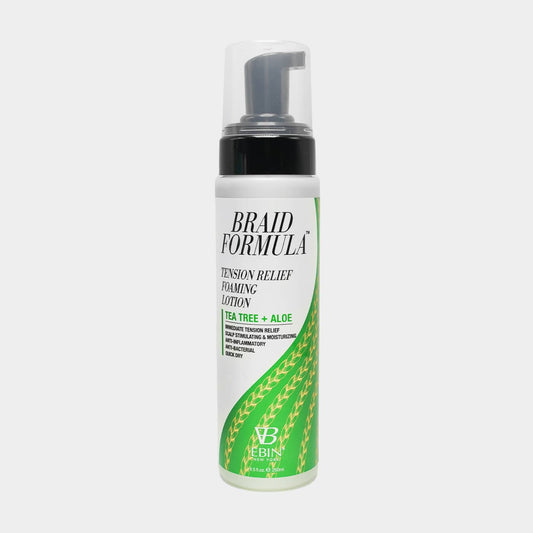 Ebin Braid Formula Tea Tree and Aloe foaming Lotion 8.5oz