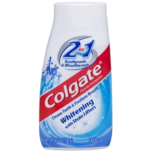 Colgate 2 in 1 Whitening Toothpaste & Mouthwash Liquid Gel - 4.6 oz