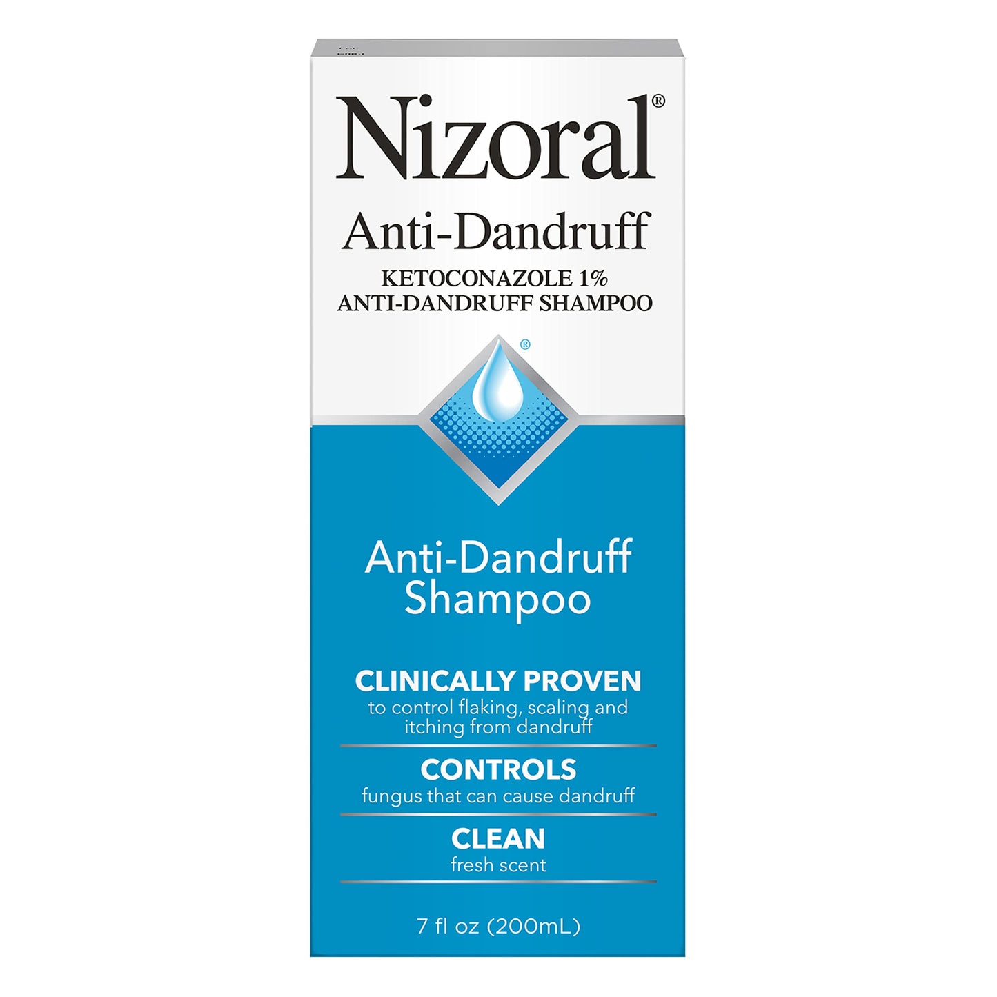 Nizoral Anti Dandruff Shampoo with 1 Ketoconazole, Fresh Scent, 7 Fl Oz