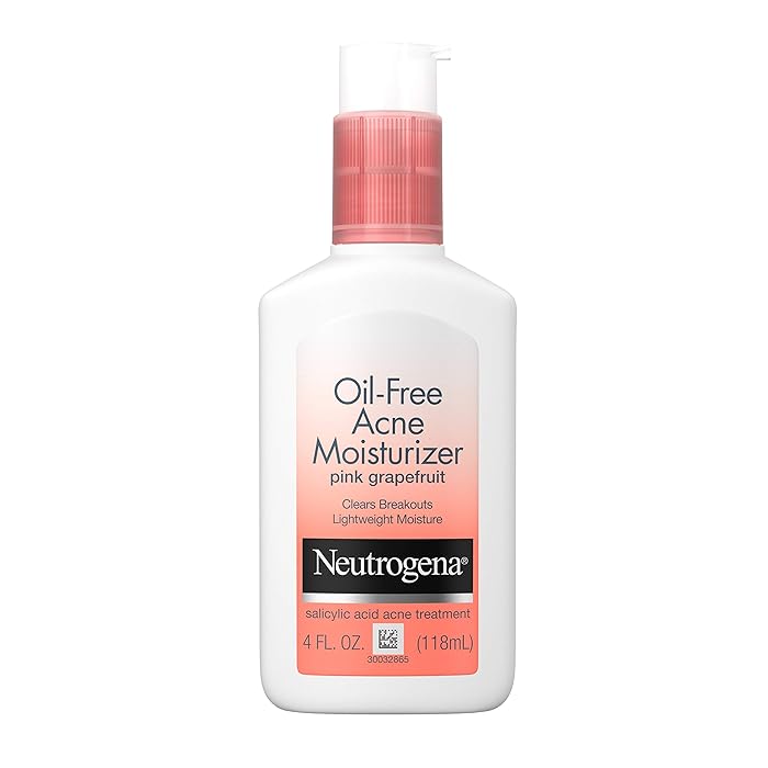 Neutrogena Oil Free Acne Facial Moisturizer with.5% Salicylic Acid Acne Treatment 4oz