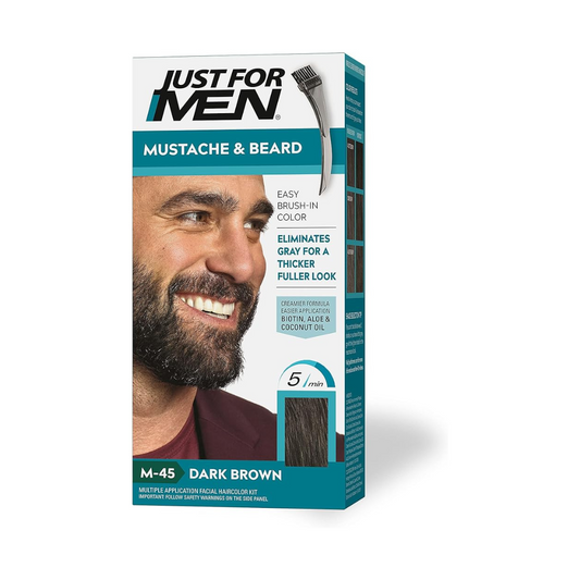 Just For Men Mustache & Beard, Dark Brown (M-45)