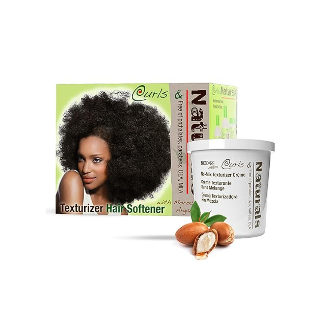 Curls & Naturals Texturizer Hair Softener with Moroccan Argan Oil