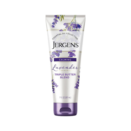 Jergens Lavender Body Butter Body and Hand Lotion, Moisturizer for Women 7oz