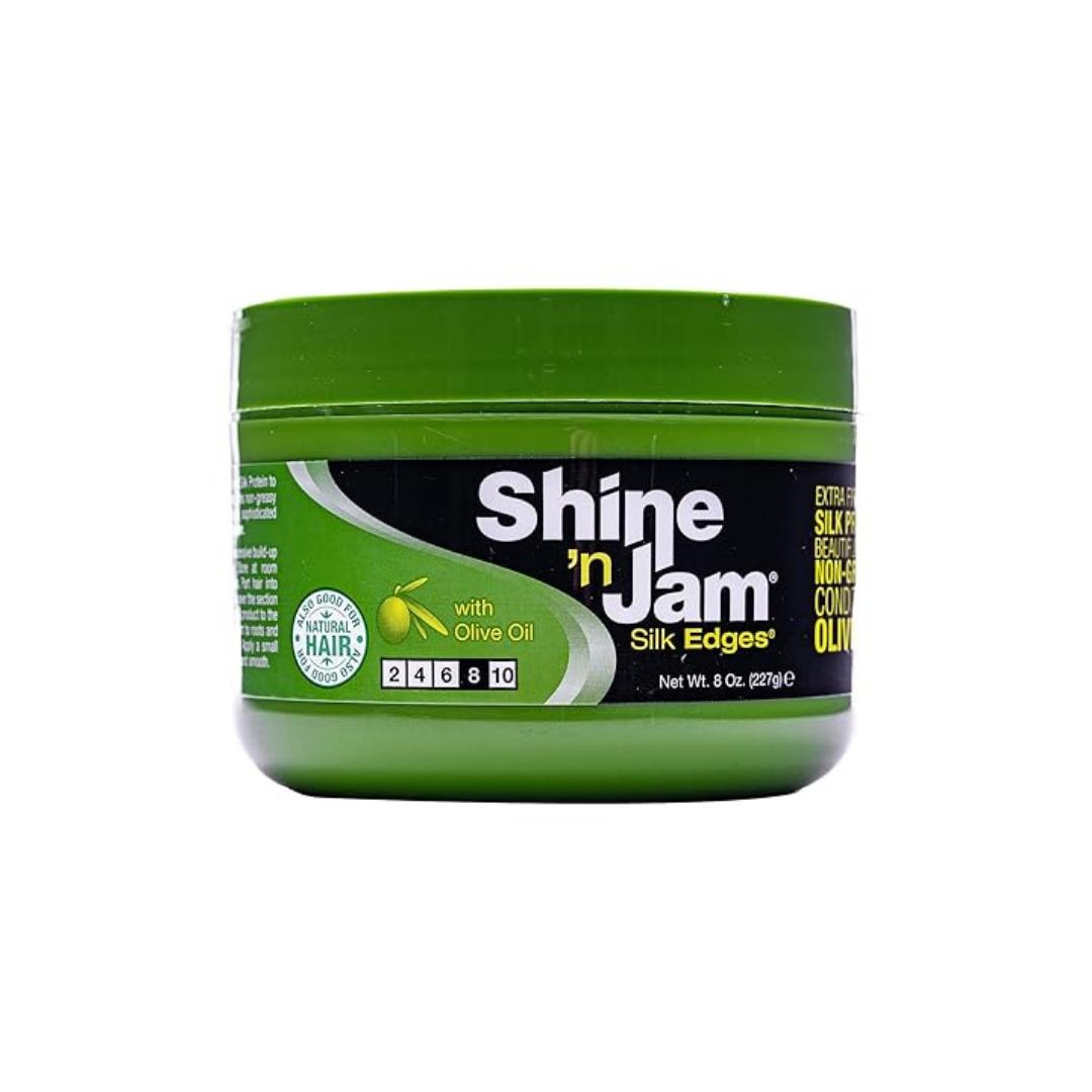 Shine-n-Jam Edges - Excellent for Taming Fringe, Ponytails, and Updos 8oz