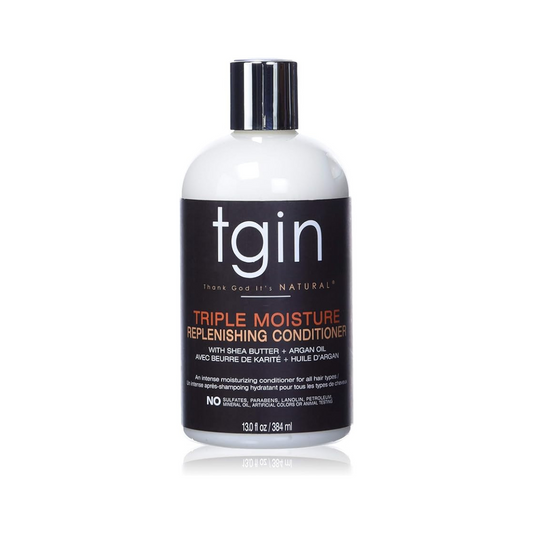 Thank God It's Natural tgin Triple Moisture Replenishing Conditioner For Hair - Dry Hair - Curly Hair - 13 Oz