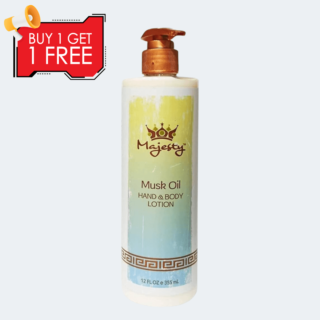 Majesty Musk Oil Hand & Body Lotion, 12oz - USA Beauty