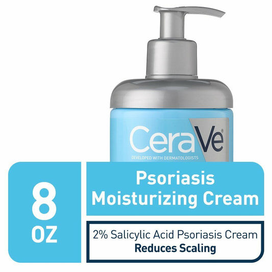 CeraVe Moisturizing Cream For Psoriasis Treatment, 8 Oz