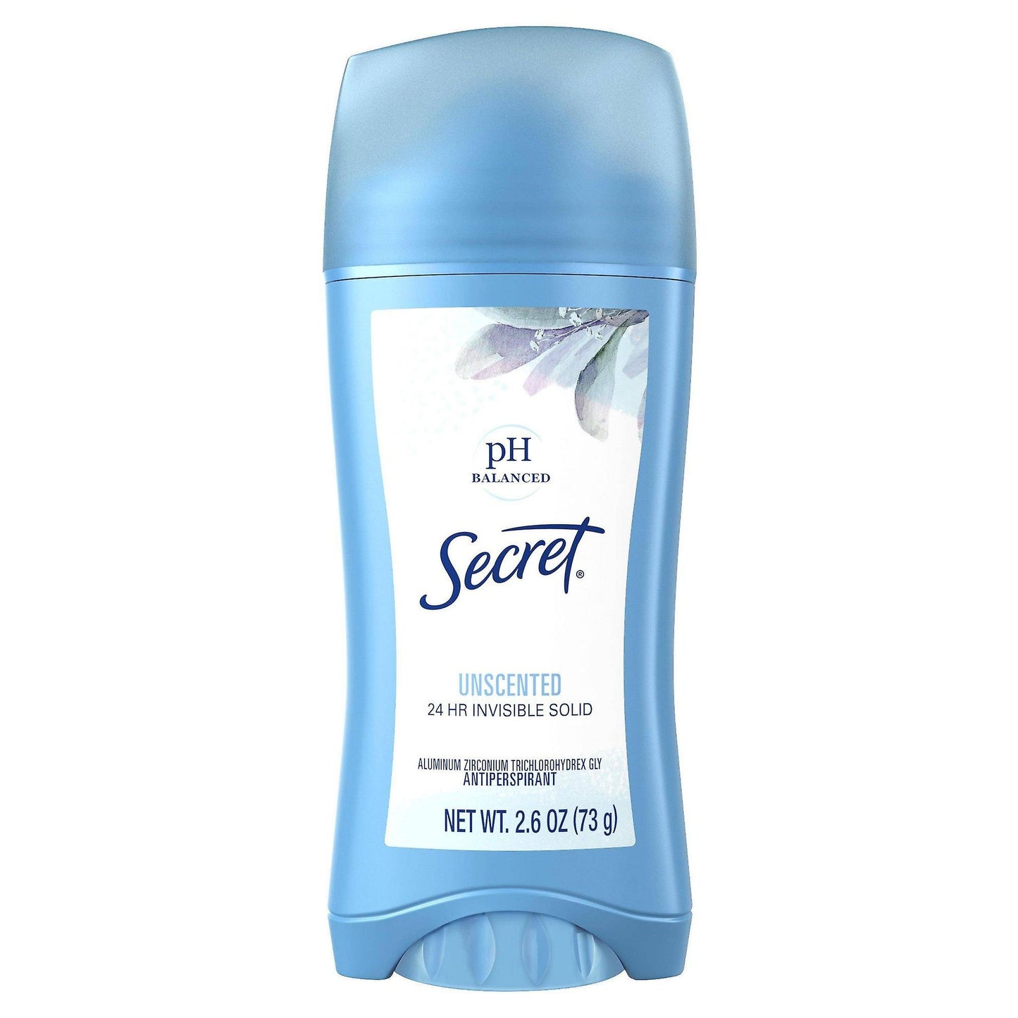 Secret ( Unscented) Invisible Solid Deodorant 2.6oz