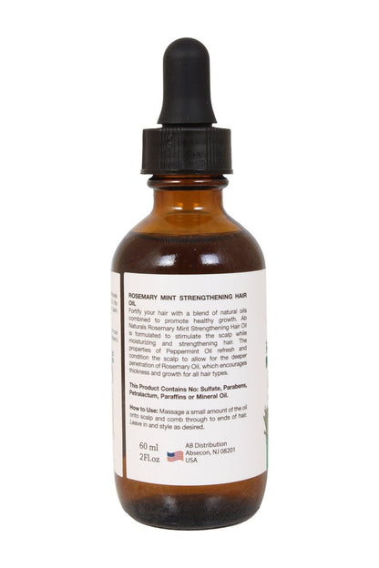 Ab Naturals Rosemary Mint Hair Oil 2 fl.oz (60ml) - African Beauty Online