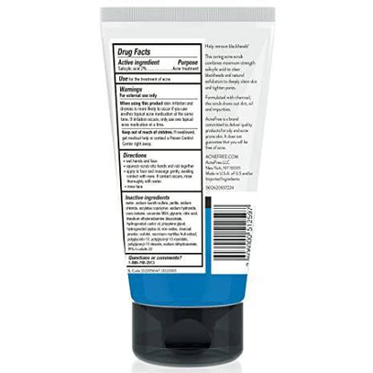 Acne  Free Blackhead Removing Charcoal Scrub 5oz - African Beauty Online