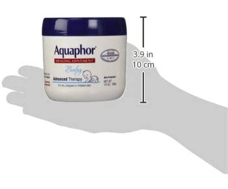 Aquaphor Baby Healing Ointment Advanced Therapy Skin Protectant, Dry Skin and Diaper Rash Ointment, 14 Oz Jar 14 Ounce (Pack of 1) - African Beauty Online