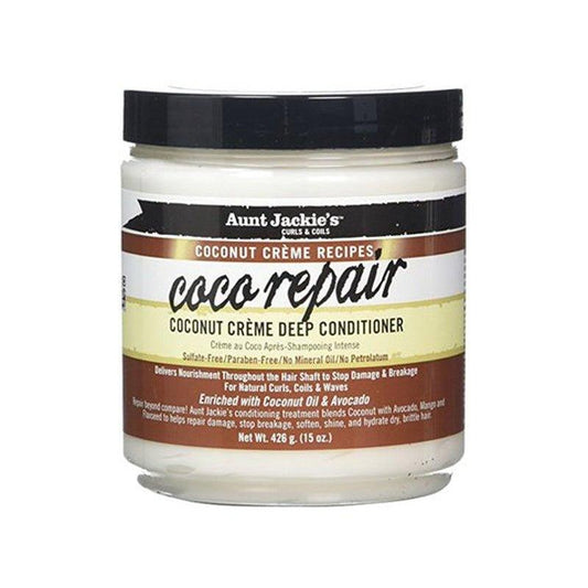 Aunt-Jackie-S-Curls-Coils-Coconut-Creme-Recipes-Coco-Repair-Coconut-Creme-Deep-Conditioner-15Oz-426G - African Beauty Online