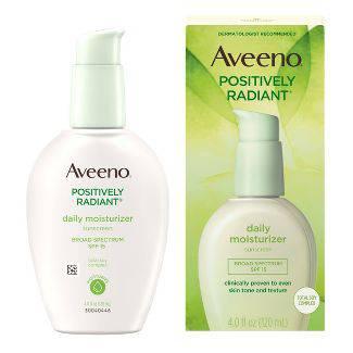 Aveeno positively radiant daily moisturizer 4oz - African Beauty Online