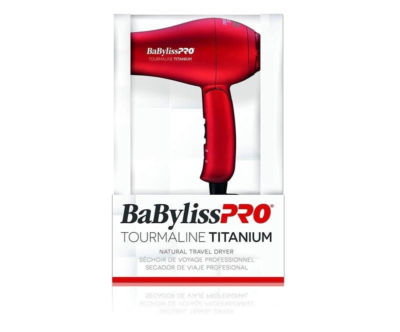 BaBylissPRO TT Tourmaline Titanium Travel Dryer New Packaging - African Beauty Online