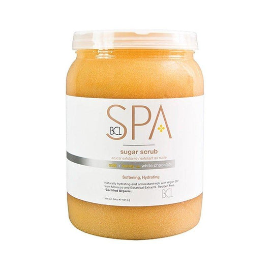 Bcl-Spa-Milk-Honey-With-White-Chocolate-Sugar-Scrub-64Oz - African Beauty Online