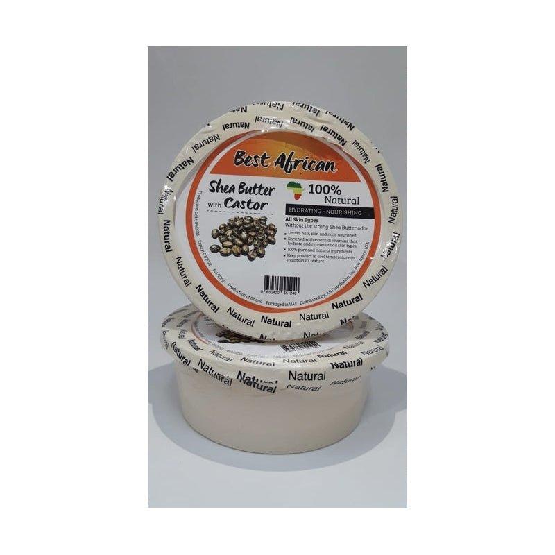 Best-African-100-Natural-Shea-Butter-With-Castor-8Oz - African Beauty Online