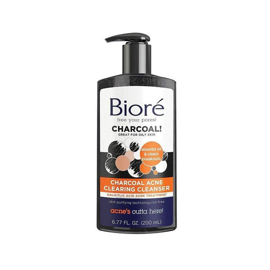 Biore-Charcoal-Acne-Clearing-Cleanser-6-77Oz - African Beauty Online