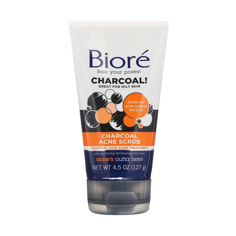 Biore-Charcoal-Acne-Scrub-4-5Oz - African Beauty Online