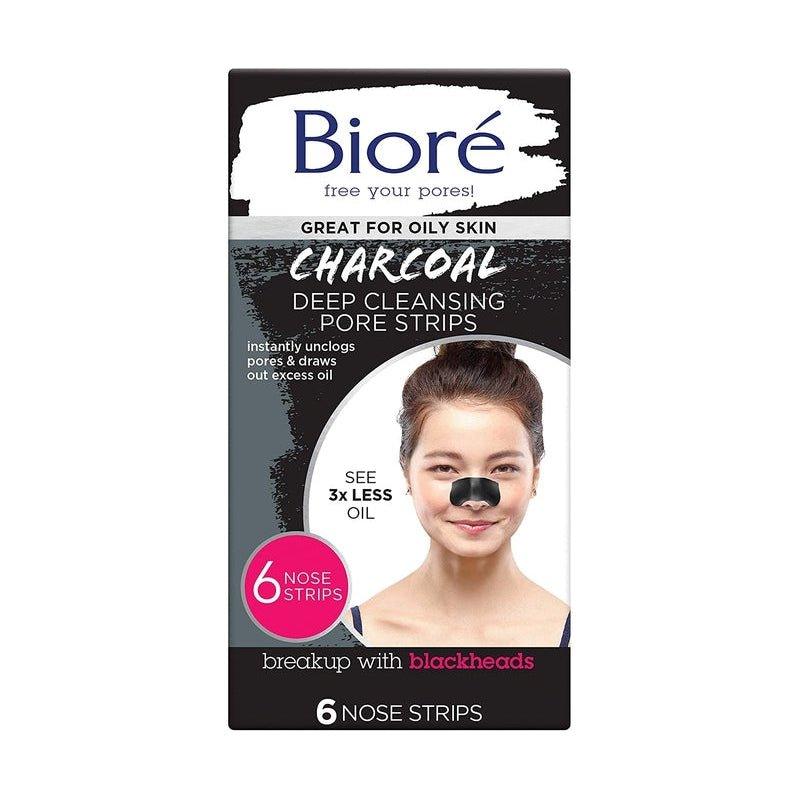 Biore-Charcoal-Deep-Cleansing-Pore-Strips-6-Nose-Strips - African Beauty Online