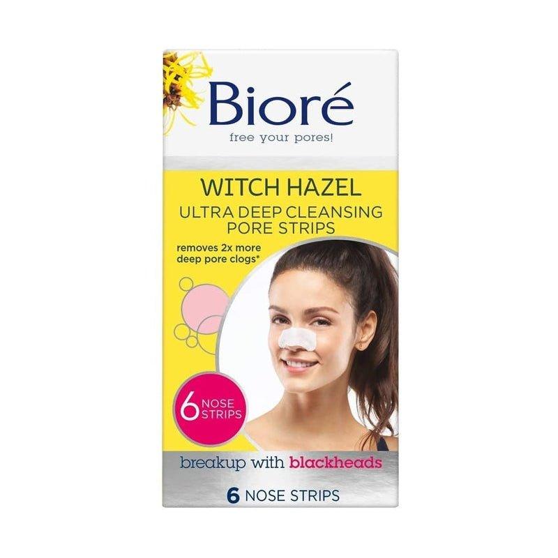 Biore-Witch-Hazel-Ultra-Deep-Cleansing-Pore-Strips-6-Nose-Strips - African Beauty Online