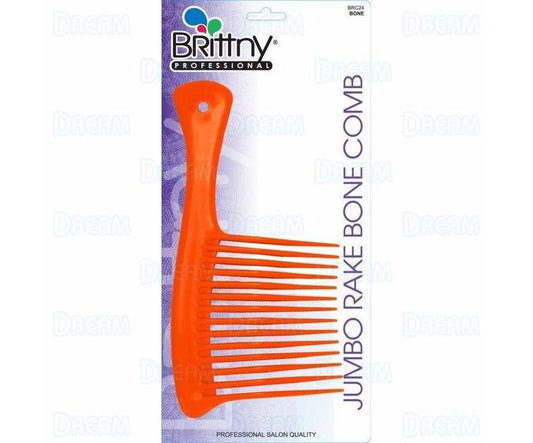 Brittny-Professional-Jumbo-Rake-Bone-Comb - African Beauty Online