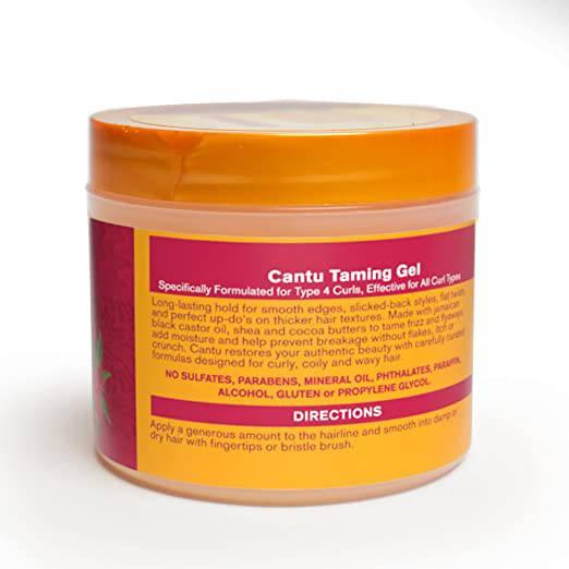 Cantu Jam Black Castor Taming Gel 4oz - African Beauty Online