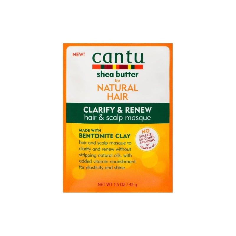 Cantu-Shea-Butter-For-Natural-Hair-Clarify-Renew-Hair-Scalp-Masque-1-5Oz-42G - African Beauty Online