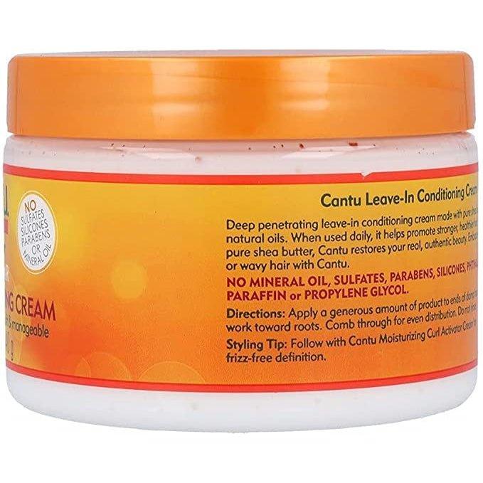 Cantu Shea Butter for Natural Hair Leave-In Conditioning Cream, 12oz (340g) - African Beauty Online