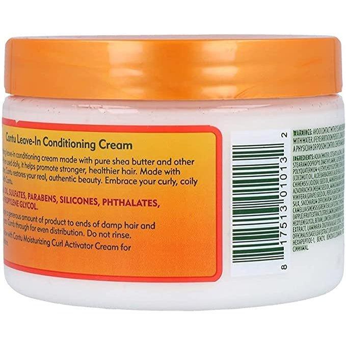 Cantu Shea Butter for Natural Hair Leave-In Conditioning Cream, 12oz (340g) - African Beauty Online