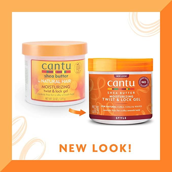 Cantu Shea Butter For Natural Hair Moisturizing Twist & Lock Gel, 13oz (370g) - African Beauty Online