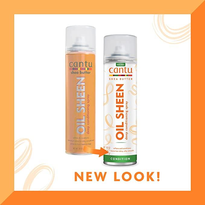 Cantu Shea Butter Oil Sheen Deep Conditioning Spray, 10oz (283g) - African Beauty Online