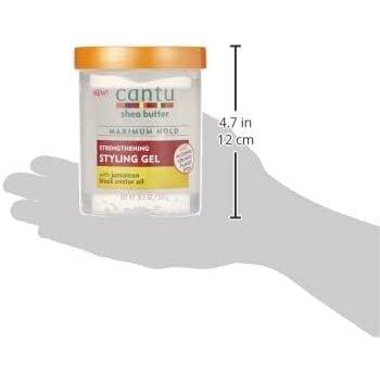 Cantu Shea Butter Strengthening Styling Gel with Jamaican Black Castor Oil, 18.5oz (524g) - African Beauty Online