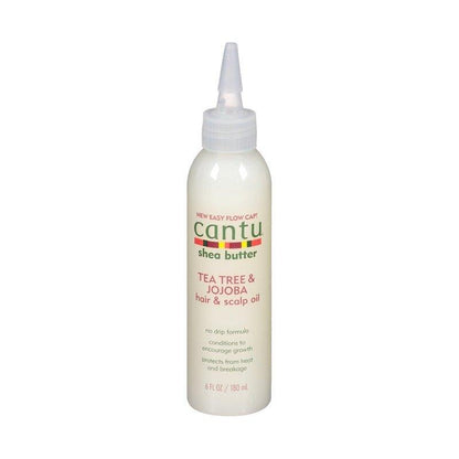 Cantu Shea Butter Tea Tree & Jojoba Hair & Scalp Oil, 6oz (180ml) - African Beauty Online