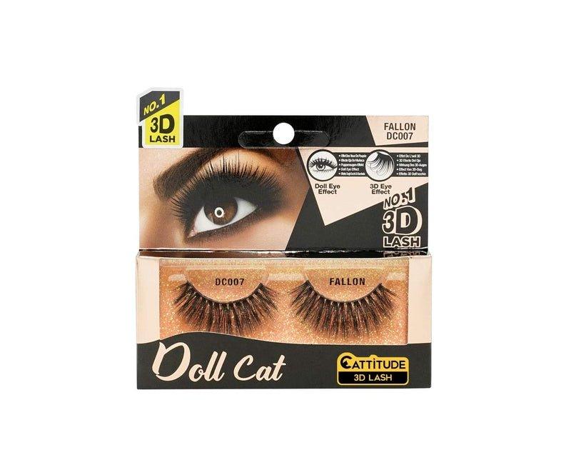 Cattitude-3D-Lashes-Fallon-Doll-Cat-Lightweight-Reusable-Cruelty-Free - African Beauty Online