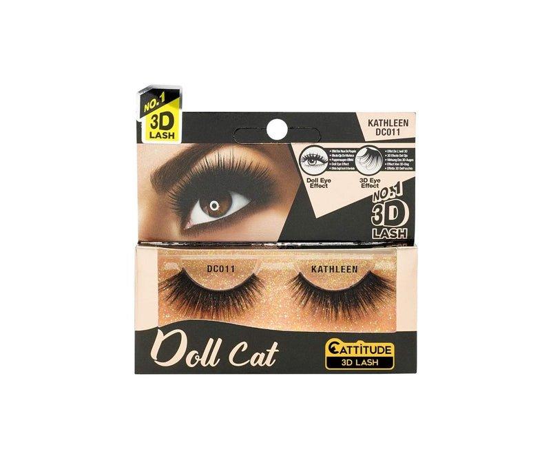 Cattitude-3D-Lashes-Kathleen-Doll-Cat-Lightweight-Reusable-Cruelty-Free - African Beauty Online