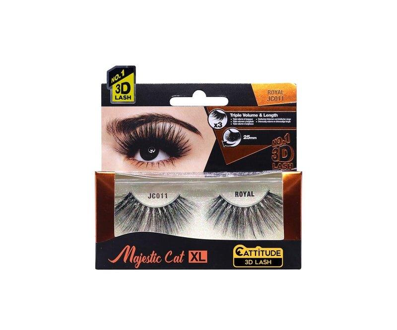 Cattitude-3D-Lashes-Royal-Majestic-Cat-25Mm-Lightweight-Reusable-Cruelty-Free - African Beauty Online