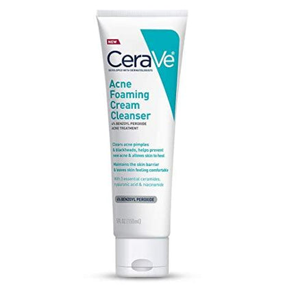 Cerave Ance Foaming Cream Cleanser 5 oz - African Beauty Online