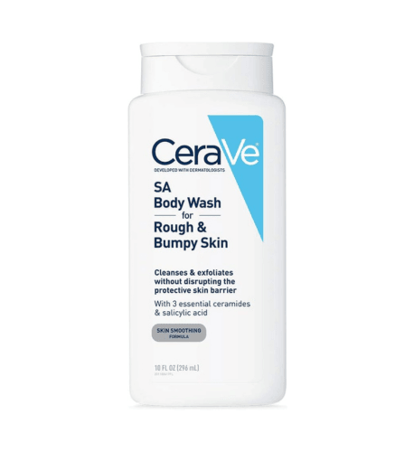 CeraVe Body Wash with Salicylic Acid Rough and Bumpy Skin, Allergy Tested, 10 Ounce - African Beauty Online