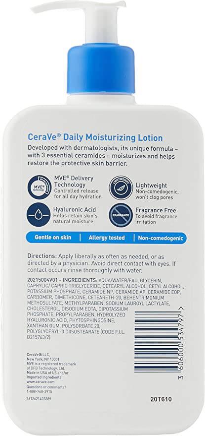 Cerave Daily Moisturizing Lotion, 16oz - African Beauty Online