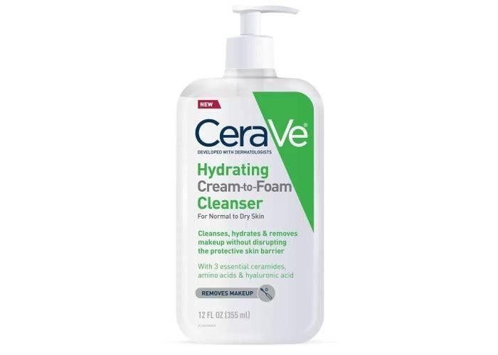 Cerave Hydrating Cream-To-Foam Cleanser 12oz - African Beauty Online