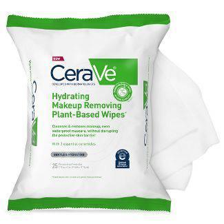 CeraVe Hydrating Makeup Remover Wipes, Plant Based Facial Cleansing Wipes for Sensitive Skin, Fragrance-Free - African Beauty Online