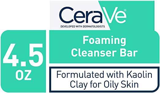 Cerave Kaolin Clay Foaming Cleanser Bar 4.5oz - African Beauty Online