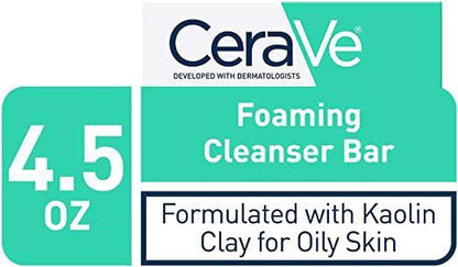 Cerave Kaolin Clay Foaming Cleanser Bar 4.5oz - African Beauty Online