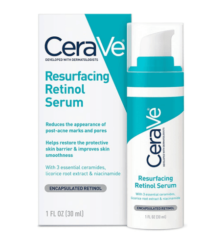 Cerave-Retinol-Serum-For-Post-Acne-Marks-And-Skin-Texture-Pore-Refining-Resurfacing-Brightening-Facial-Serum-With-Retinol-And-Niacinamide-1Oz - African Beauty Online