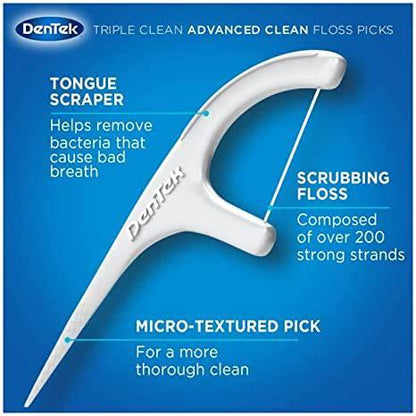 Dentek Mouthwash Blast Triple Clean Floss 150ct - African Beauty Online