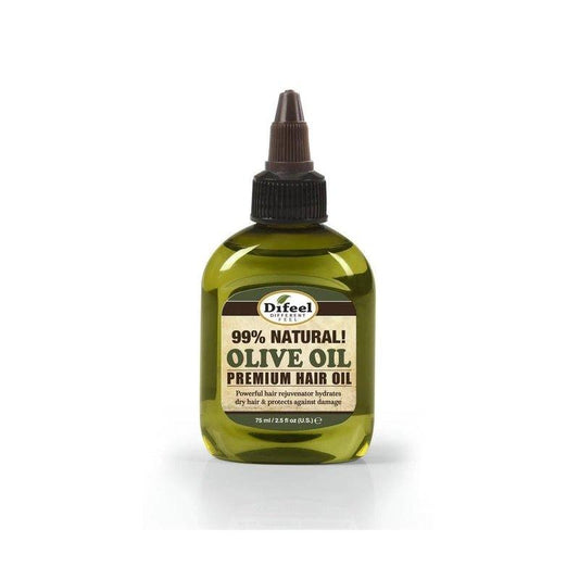 Difeel-Olive-Oil-Premium-Natural-Hair-Oil-2-5Oz - African Beauty Online