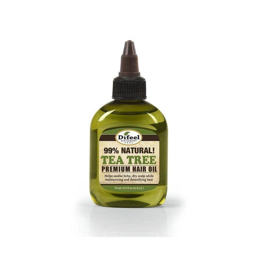 Difeel-Tea-Tree-Oil-Premium-Natural-Hair-Oil-2-5Oz - African Beauty Online