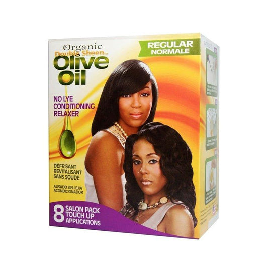 Double-Sheen-Organic-Olive-Oil-No-Lye-Conditioning-Relaxer-8-Touch-Up-Regular - African Beauty Online