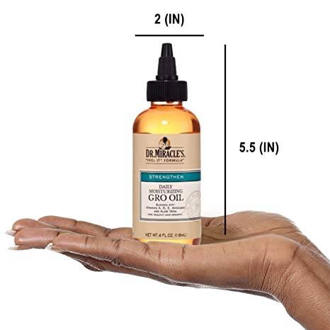 Dr. Miracle Daily Moist Gro Oil 4oz - African Beauty Online